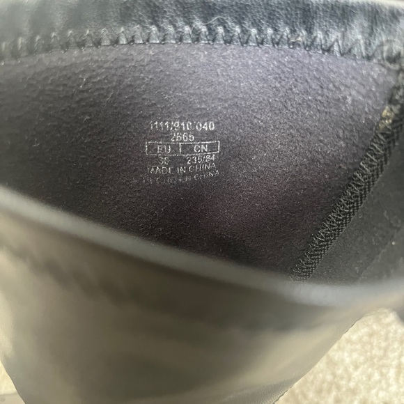 Zara Faux Leather Sock Boots - Picture 6 of 6